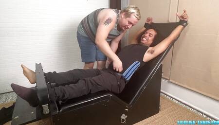 Matt Is Pleased To Have Jolly Marcos On The Tickling Hair