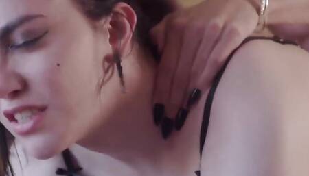 Curvy Trans Bambi Hart Hard Anal Pounding by Horny Roomate