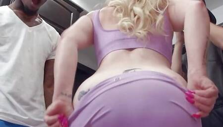 BRAZZERS - Tasty Stacey & Pool Boy Jordi Start Fooling Around Right Next To Karina King Until She Joins For A 3some