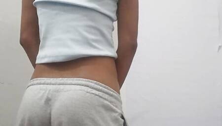 Hot hairy pussy masturbation