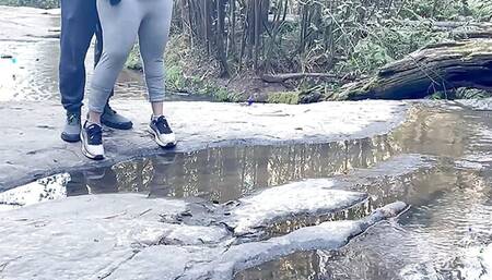 Pretty Indian Couple Making Love in River Side - Desi Outdoor Sex - Risky Romance