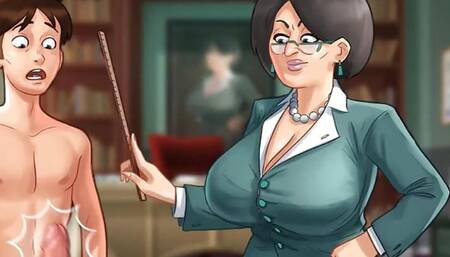 Summertime Saga - Cookie Jar - All Sex Scenes Only - Annie and Principal #1 Part 11