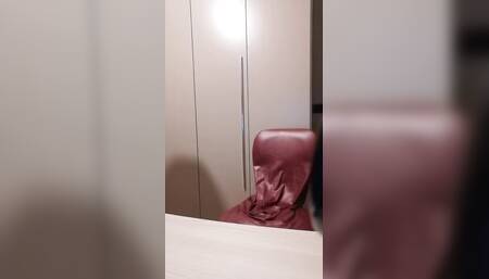 I cum in the glass full of my piss