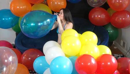 Balloon Popping Race