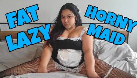 Devi Thikk Fat, Lazy, Horny Maid Can't Resist Dildo Temptation