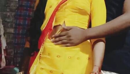 New Married Couple having romantic sex