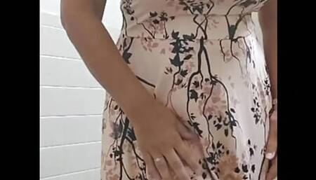 Sexy Business Woman Has to Strip and Pose