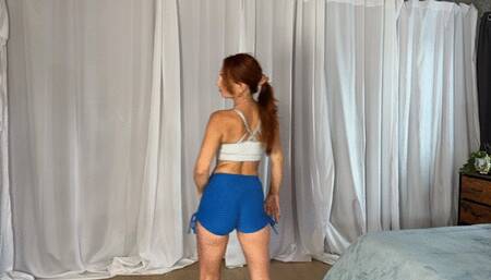 Working out with my trainer