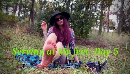 Serving at My feet: Day 5