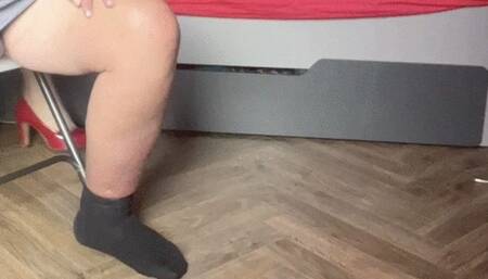 The Bayern Beauty spanks her son