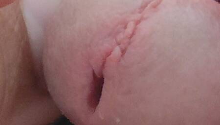 Hot Daddy Opening the Glans Hole.