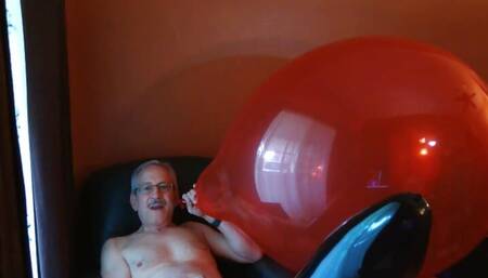 120) Giant 36" Balloon Fun with Two Long Balloons