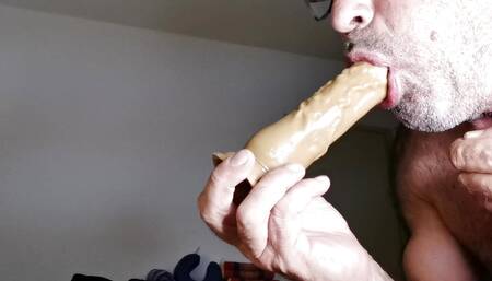 Dildo: Gang Bang 10. Six dildos in my sloppy hole (and one on cock) pt.1