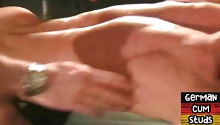 Real German muscled DILF gives facial reward to his fucker