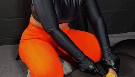 Tenderizing His Balls: A Golden Humiliation Session