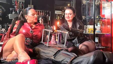 Extreme CBT - hooked cock and balls - part 2