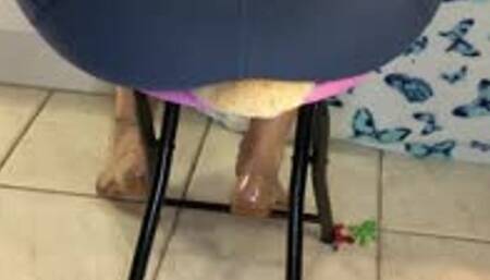 Goddess Gabbie21 Vault Fan Custom Unaware Shrunken Party Pt3 (Rear View) Facesitting The Host