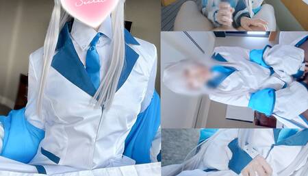 Blue Archive Noa Cosplaying Sweetly sadistic, brain-melting dirty talk teasing