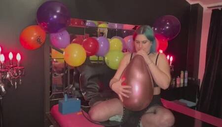 Sit2pop - metallic rosa Qualatex 18“