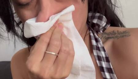 Sick Mistress Needs a Tissue Sub