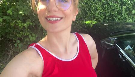 Op de parkeerplaats van de supermarkt met een courgette in een condoom kom ik heerlijk spannend tot grote hoogte.... Doe je stiekem mee?????????????