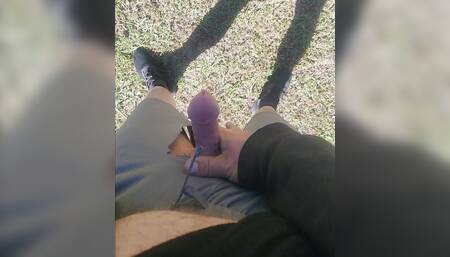 There were people there.