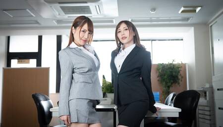 Caribbean.com: Two Fabulous Senpai ~During Midnight Overtime~ Mio Futaba Rino Sakuragi