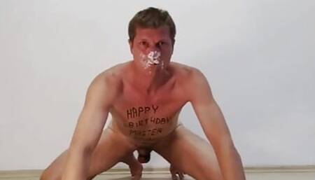 Boris Luptak Celebrates MSTR RCHRD's Birthday - 03 - Birthday Cake With Piss