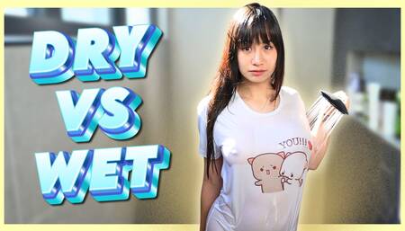Wet Tshirt for Youtube. Wet vs Dry with Elixir Elf