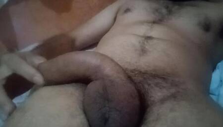 Useless cuckold kneels and looks at his wife sucking