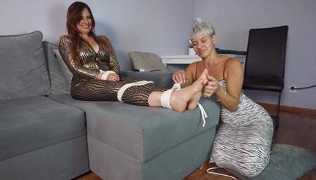 Gold Lady Is Tickled By Ruslana - Massage Salon - Episode 26 - Full