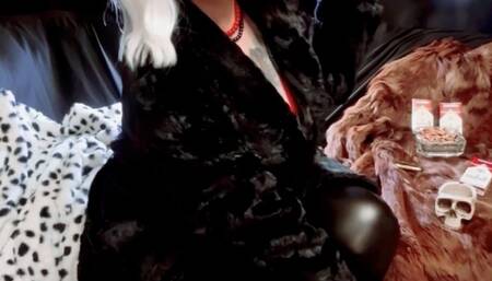 Marlboro Red 100s - Simply Cruella Devil in Smokey Leather, Fur and Vinyl