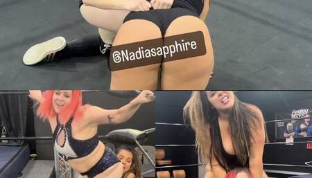 Stinkface, spanking, crotch busting and slams