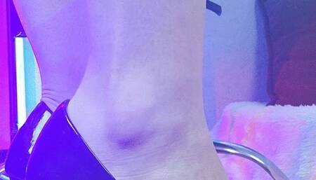 My filthy, sweaty feet are longing for you to worship them Let me feel your tongue caressing every inch of my toes, sucking on each one eagerly I want you to make my toes curl with pleasure as you show them the attention they deserve Are you ready to get