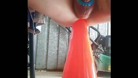 Getting my ass filled with objects