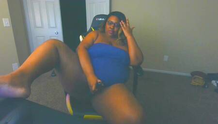 Sexy Ebony BBW Webcam model, Trina Foxx
