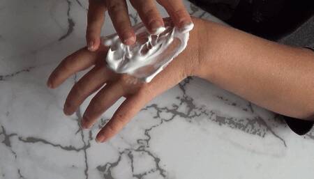 The cream is mixed half with your sperm FF