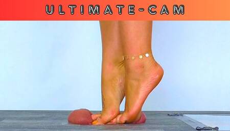 Trampling His Squishy Cock & Balls Under My Soft Bare Feet - Ultimate Cam - 97UC