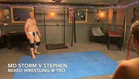 Stevo's downfall in the Twisted Boudoir dungeon