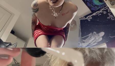 GOTH GF GLITTERQUEEN1999 EATS CHEATING BF VORE GIANTESS FETISH