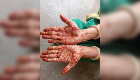 Karva chauth Wale din bhabhi ki chudai Kiya