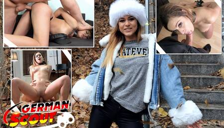 German Scout - Skinny Teen Bella Rico Pickup for Casting Fuck in Berlin