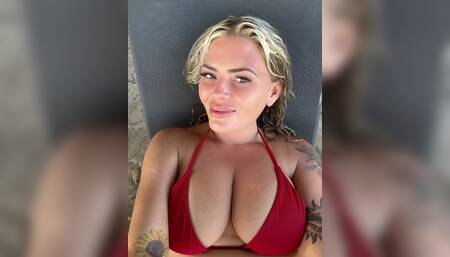 Smoking blowjob, outdoor