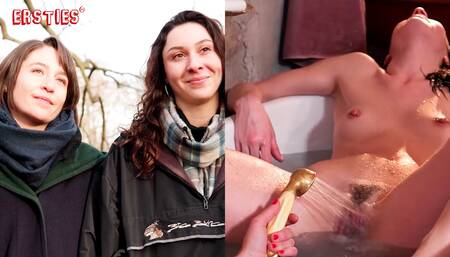 Ersties - Hot bath with the two beauties Charlie L and Axelle