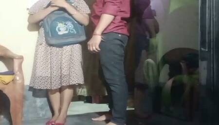 Indian college student and teacher roleplay