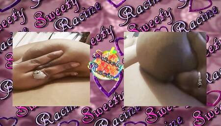 Gentle Tit Play with Sweety ( Ebony SSBBW Plays with Boobs )