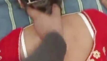 Karva chauth special bhabhi ki tel lagaker chudayi ki hot Indian stepsister hard fuck by stepbrother