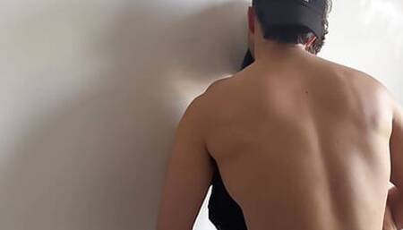 Hot Bareback after workout with my Straight Hot Roommate