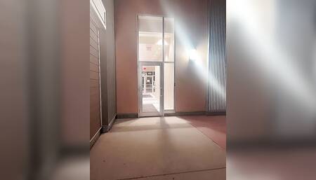 Asian CD Eva in public in pantyhose and did a flash on the street