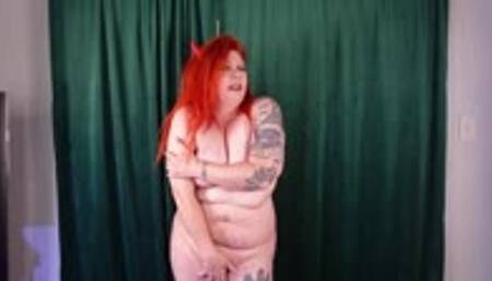 ENF at the Halloween Costume Contest! Magic makes Deanna lose her clothes and dance MP4 1080